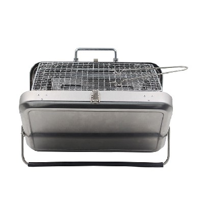 Stainless Steel Folding Portable Barbecue Charcoal BBQ Grill