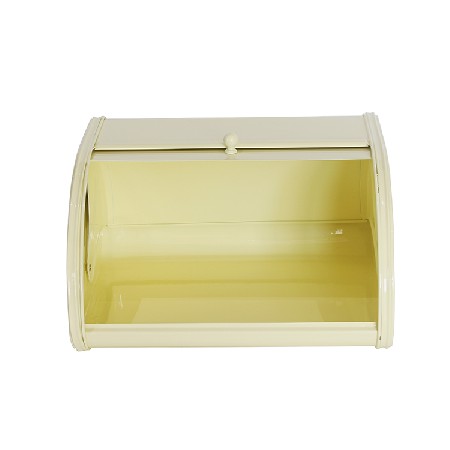 Metal Home Vintage Countertop Bread Storage Bin Rolltop Bread Boxes for Kitchen Food Storage