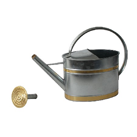 Traditional Galvanised Metal Watering Can