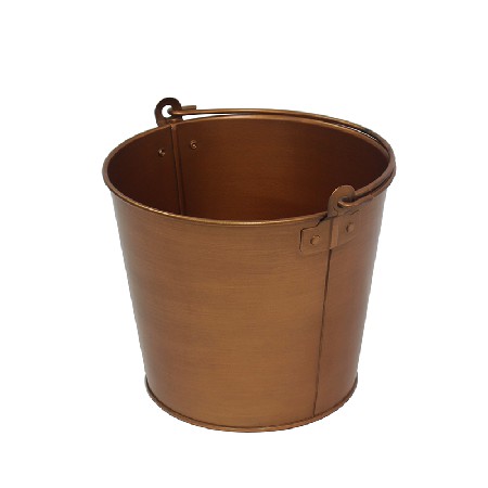 Copper Finish Galvanized metal beer bucket