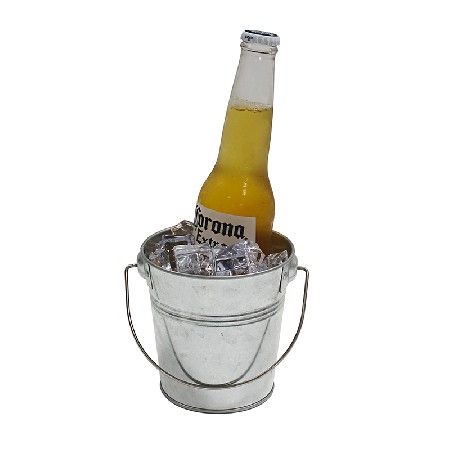 Party Accessories And Decoration Small galvanized metal bucket with handle