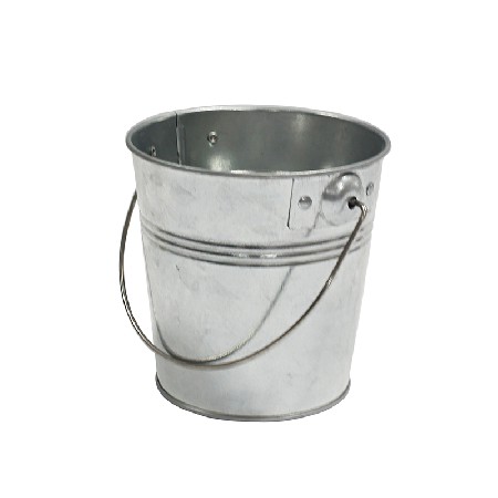 Party Accessories And Decoration Small galvanized metal bucket with handle