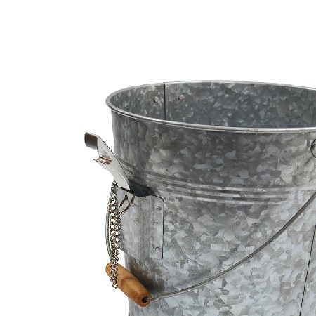 Galvanized Steel Party Champagne Beer Ice Bucket With Bottle Opener