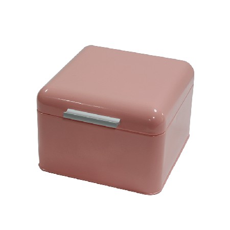 Pink Housewares Metal First Aid Medicine Storage Box