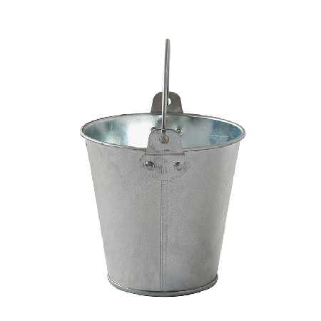 Wholesale Sliver galvanized steel small bucket with handle