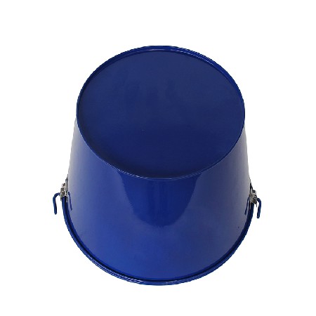 Custom Logo Blue Paint Barefoot Refresh Tin Bucket