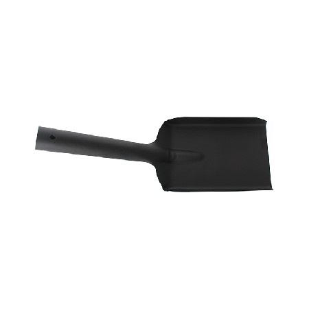 Black Heavy Gauge Steel Fireplace Coal Shovel for Wood Stove