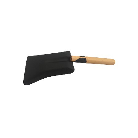 High quality Iron Steel 7“ fireplace shovel with Wood Handle