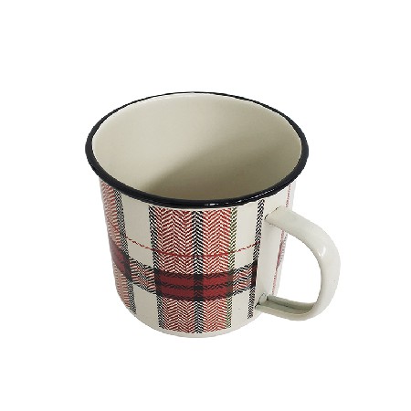 Personalized custom printing enamel camping mugs for sale