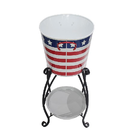 Outdoor or Indoor Use Party Drink Holder Beverage Tub with Stand