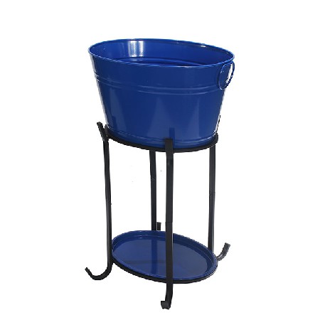 Galvanized Iron Ice Beverage Party tub With Stand